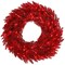 Vickerman 30" Tinsel Red Wreath DuraL LED 100Red - K165231LED